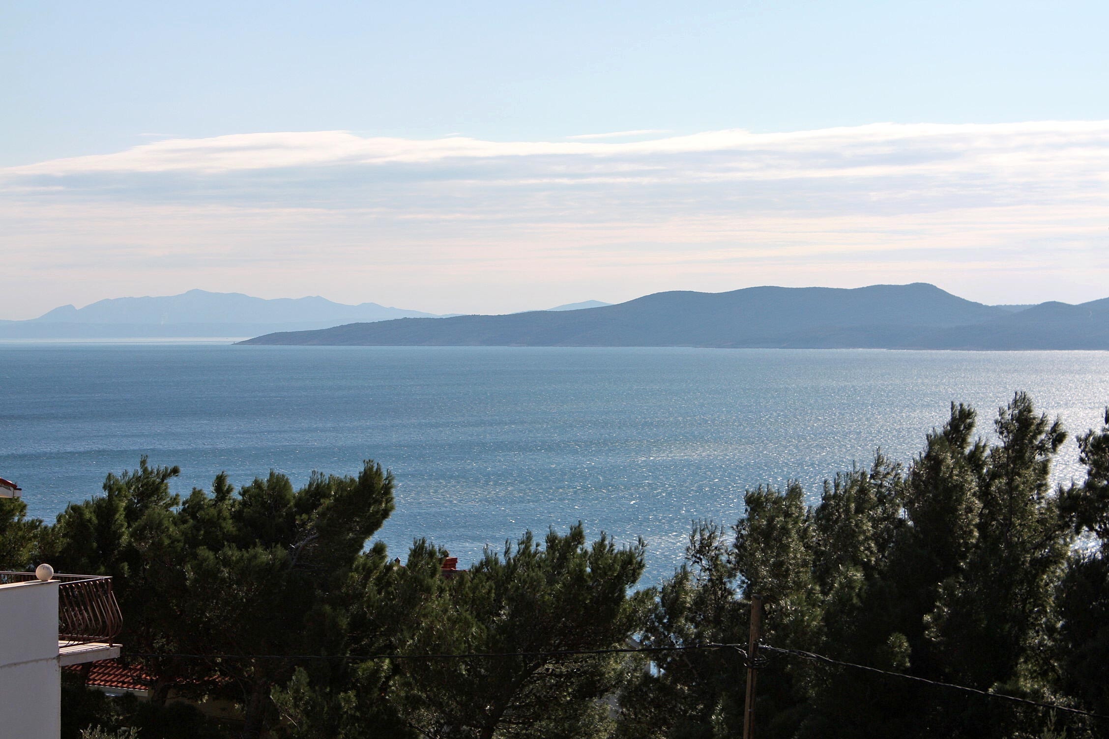 One bedroom apartment with balcony and sea view Marušići, Omiš  A-a