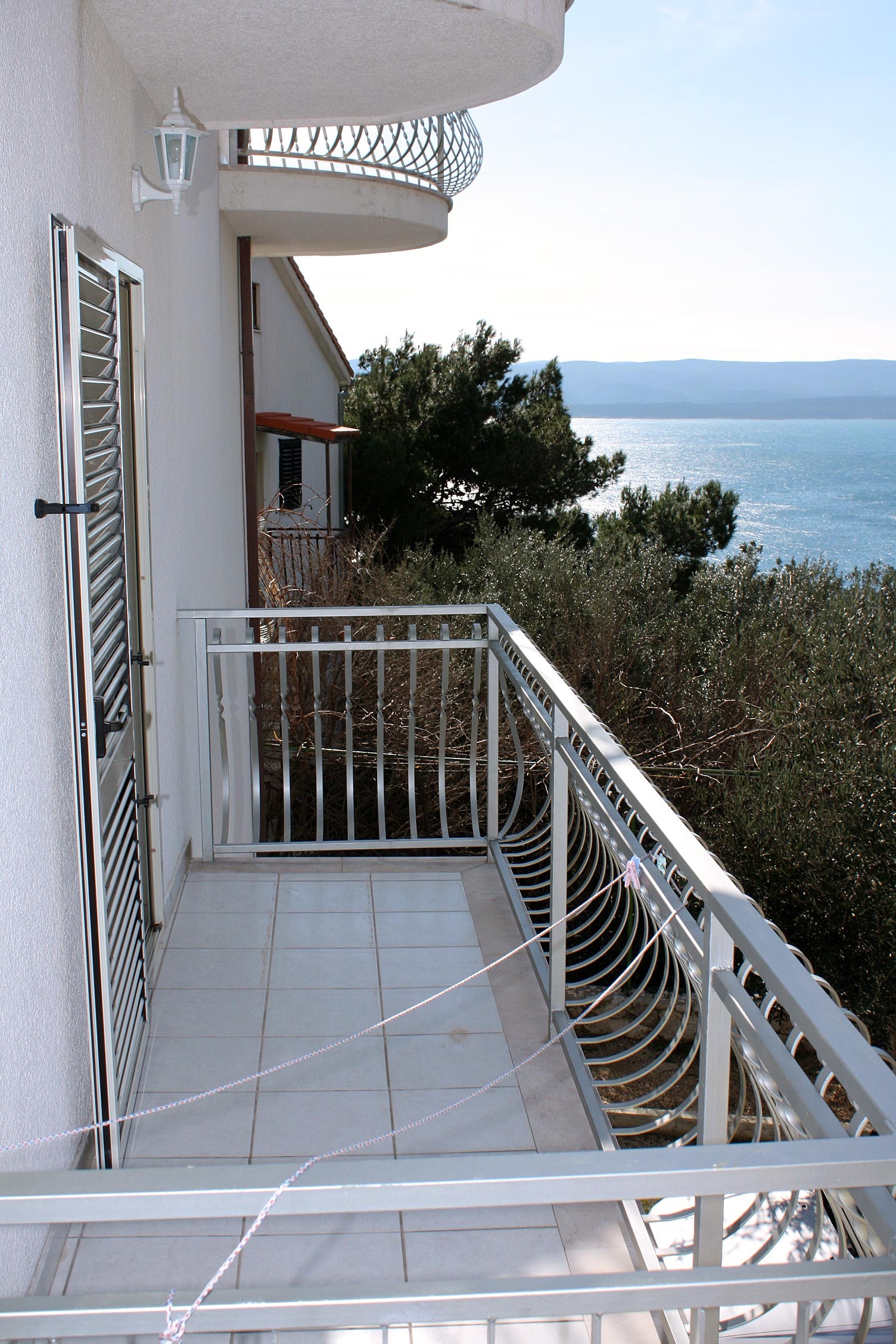 One bedroom apartment with balcony and sea view Marušići, Omiš  A-b