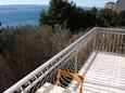 Marušići, Balcon 1 dans l’hébergement en type apartment, avec la vue sur la mer et WiFi.