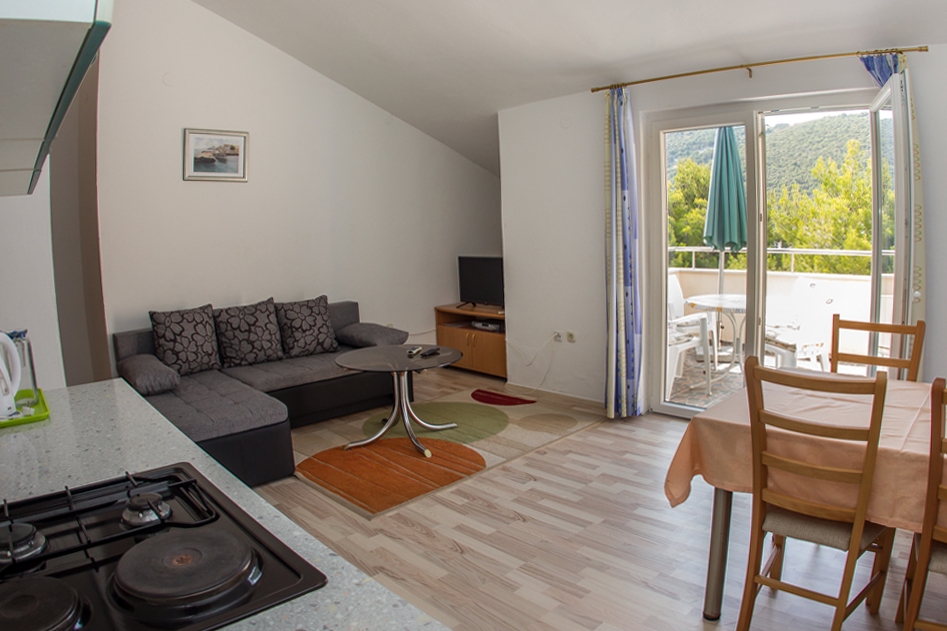 One bedroom apartment with terrace and sea view Grebaštica, Šibenik (A-965-b)