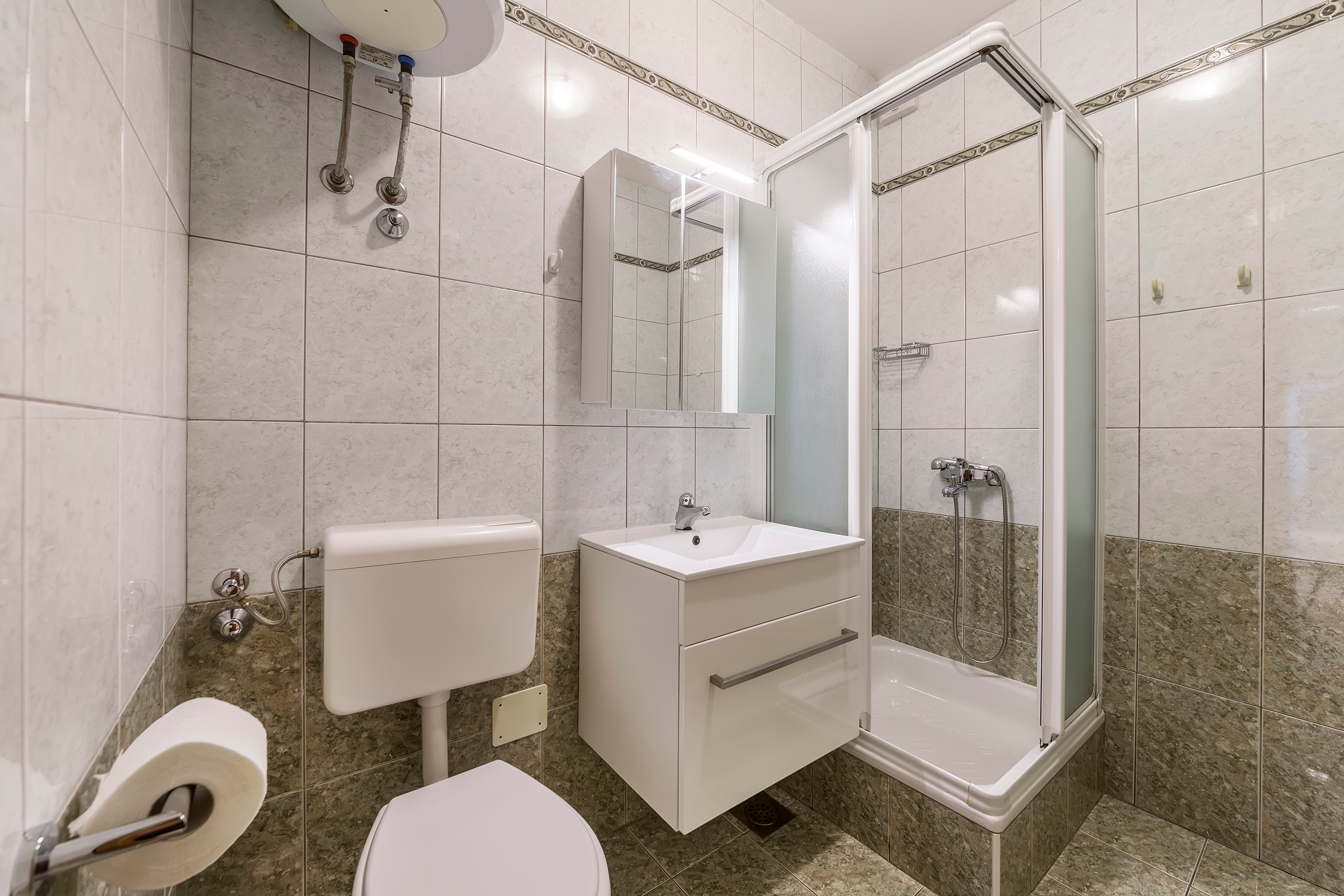 Three bedroom apartment with terrace and sea view Rabac, Labin  A-a