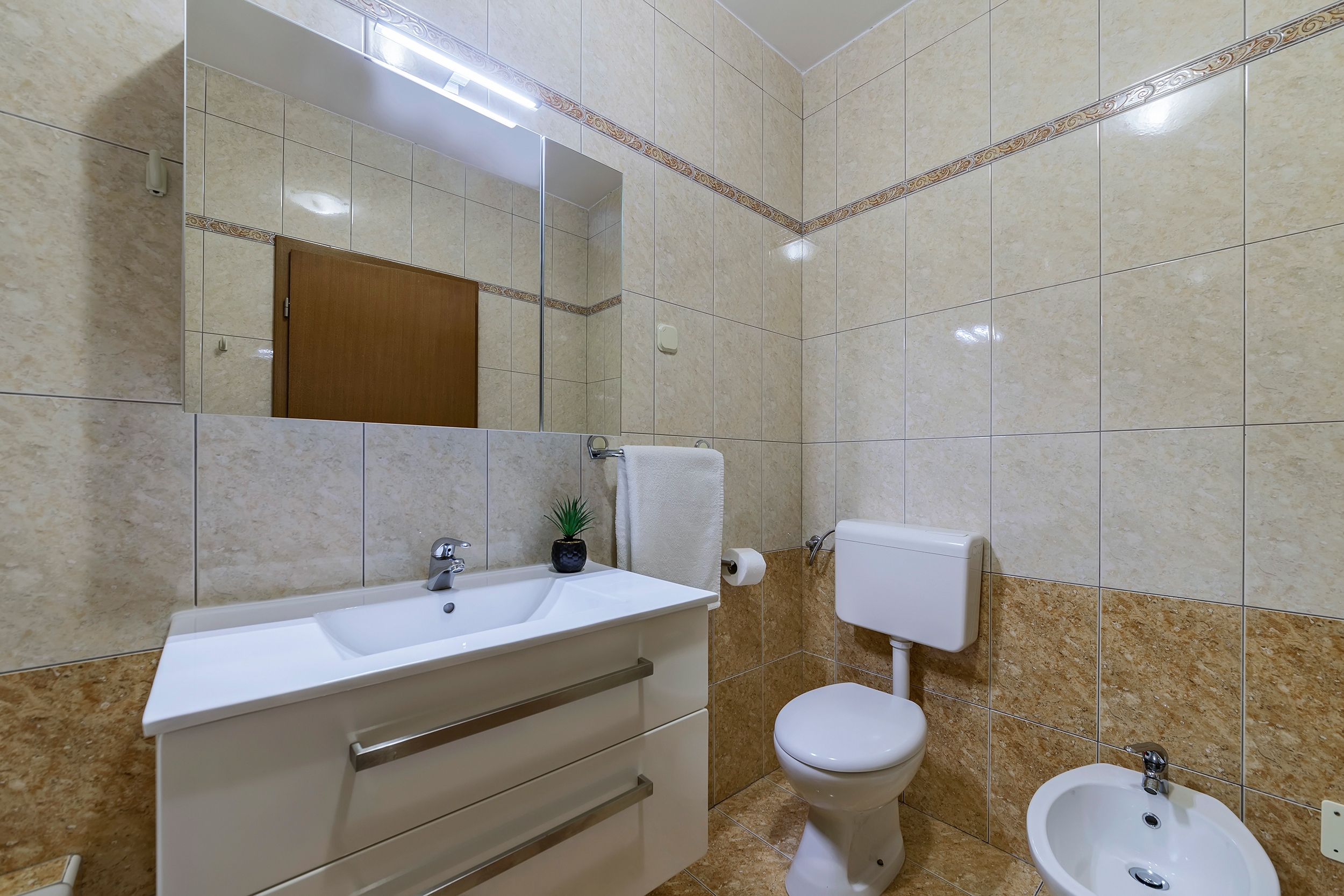 Three bedroom apartment with terrace and sea view Rabac, Labin  A-a