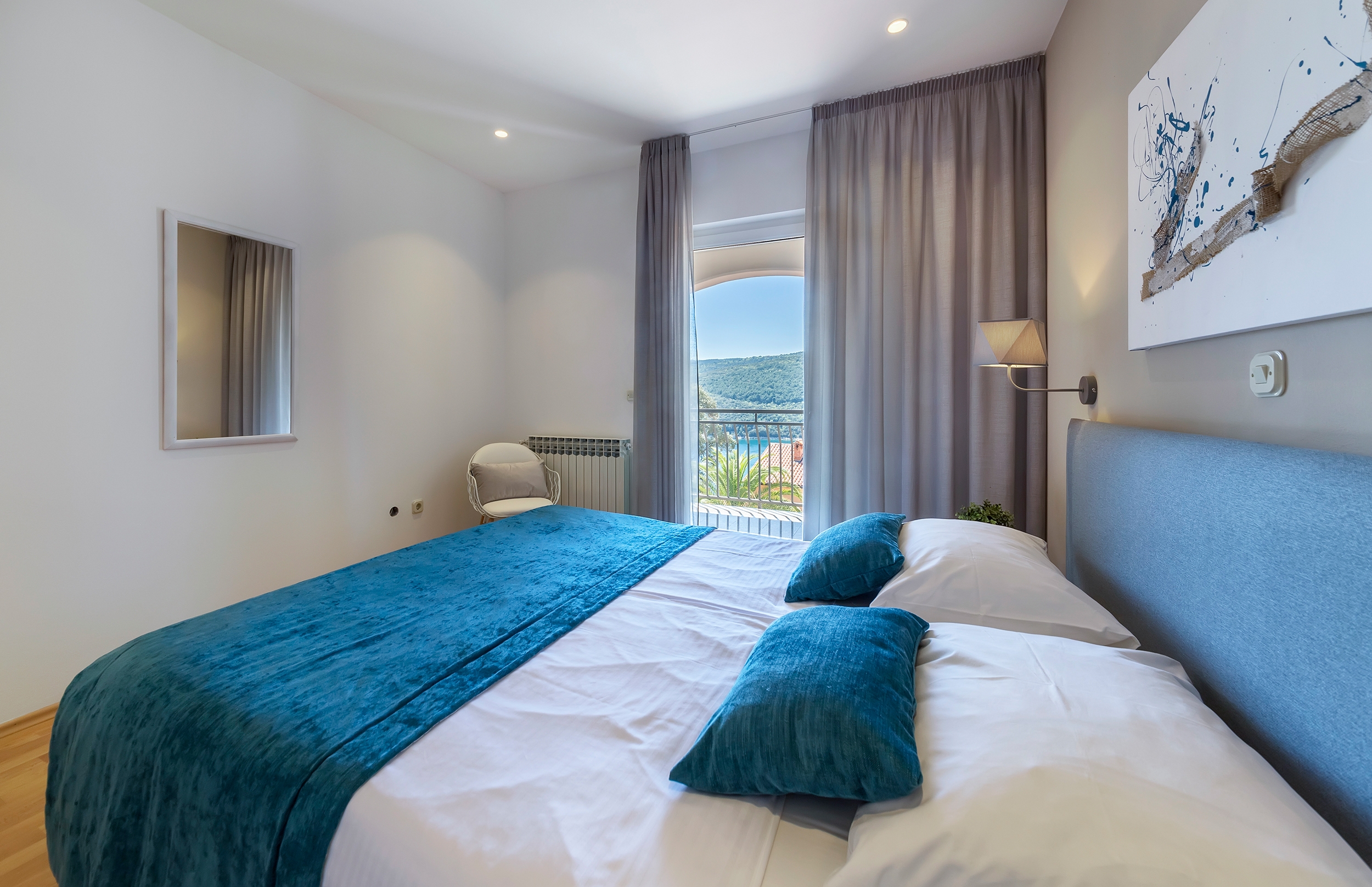Three bedroom apartment with terrace and sea view Rabac, Labin  A-a
