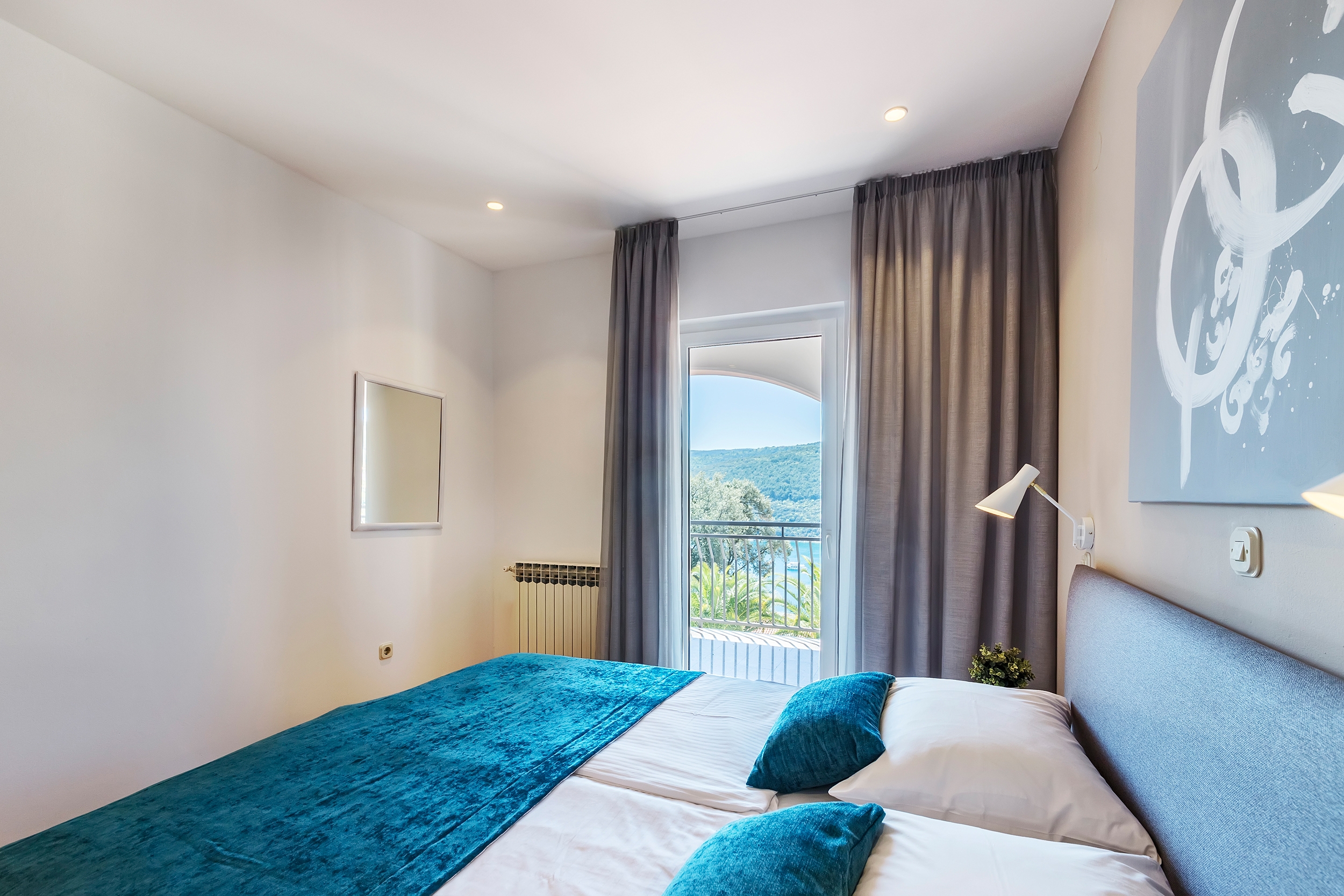 Three bedroom apartment with terrace and sea view Rabac, Labin  A-a