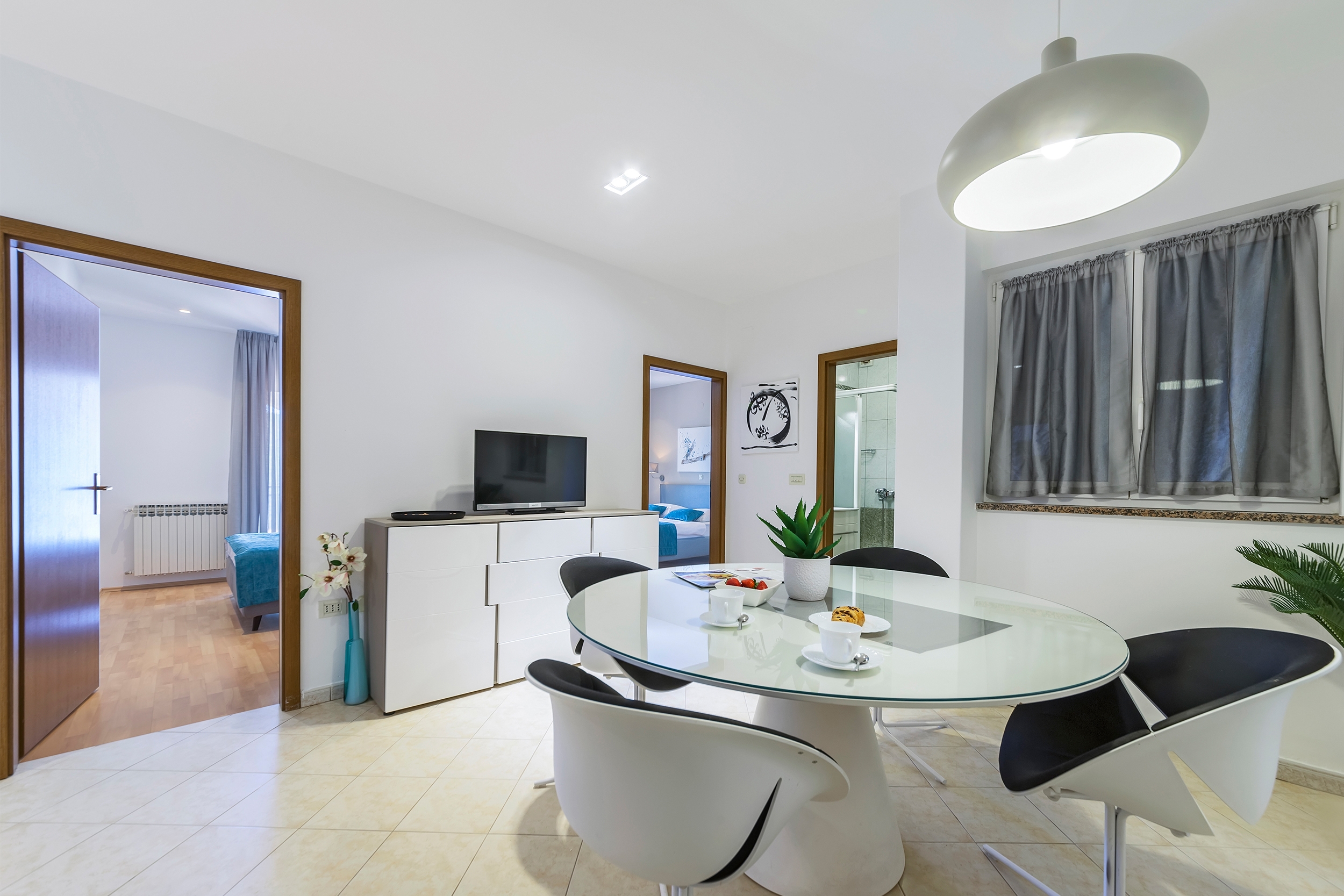 Three bedroom apartment with terrace and sea view Rabac, Labin  A-a