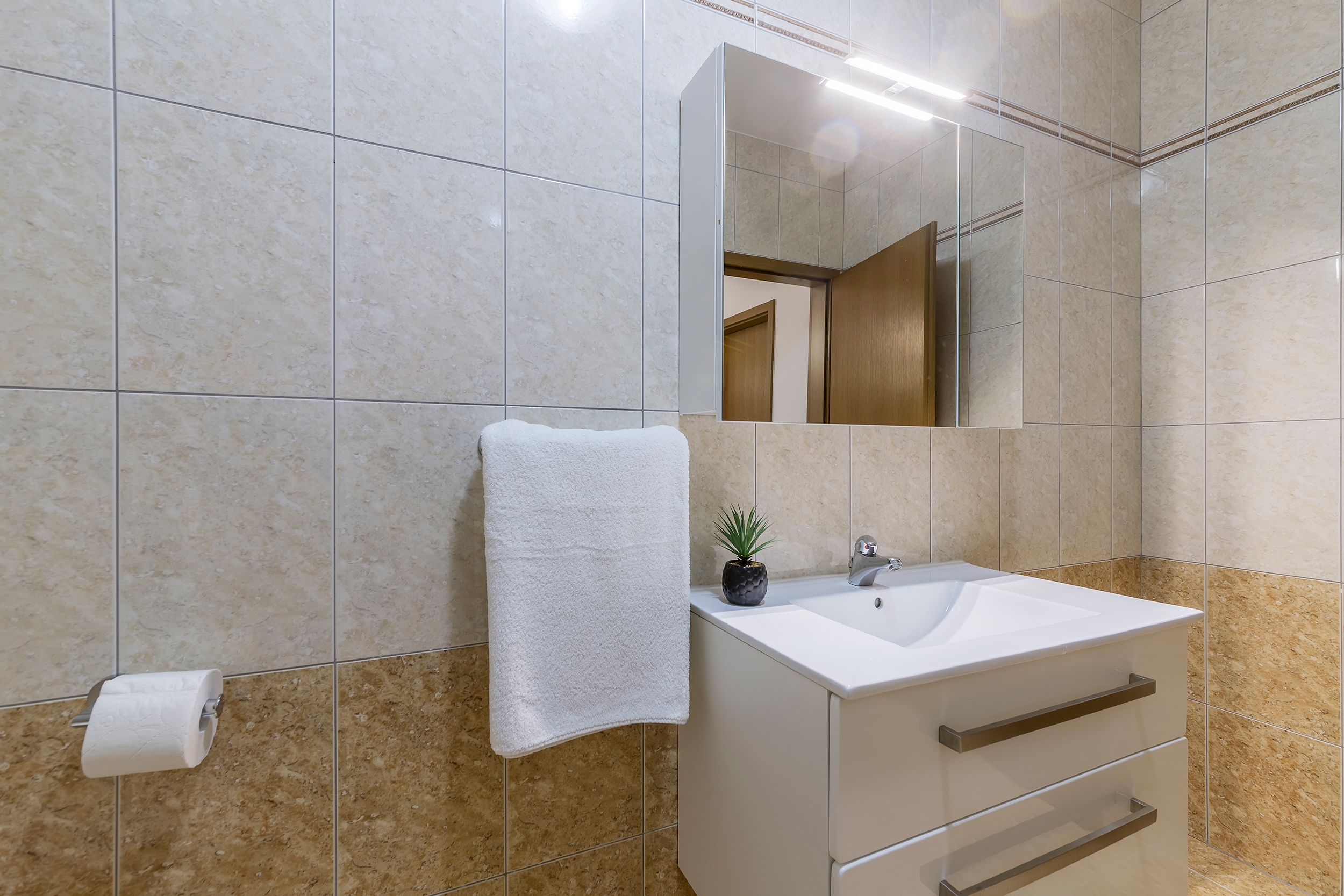 Two bedroom apartment with terrace Rabac, Labin  A-b