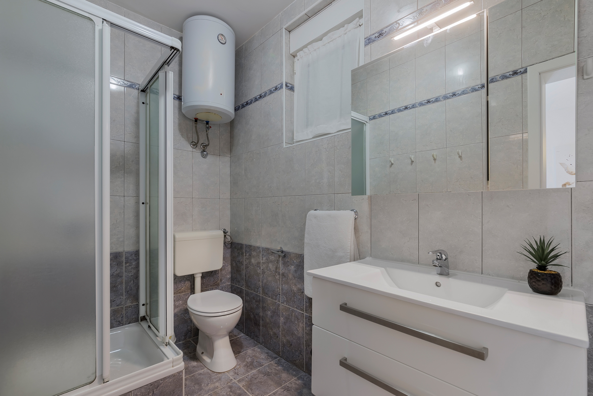 One bedroom apartment with terrace and sea view Rabac, Labin  A-c