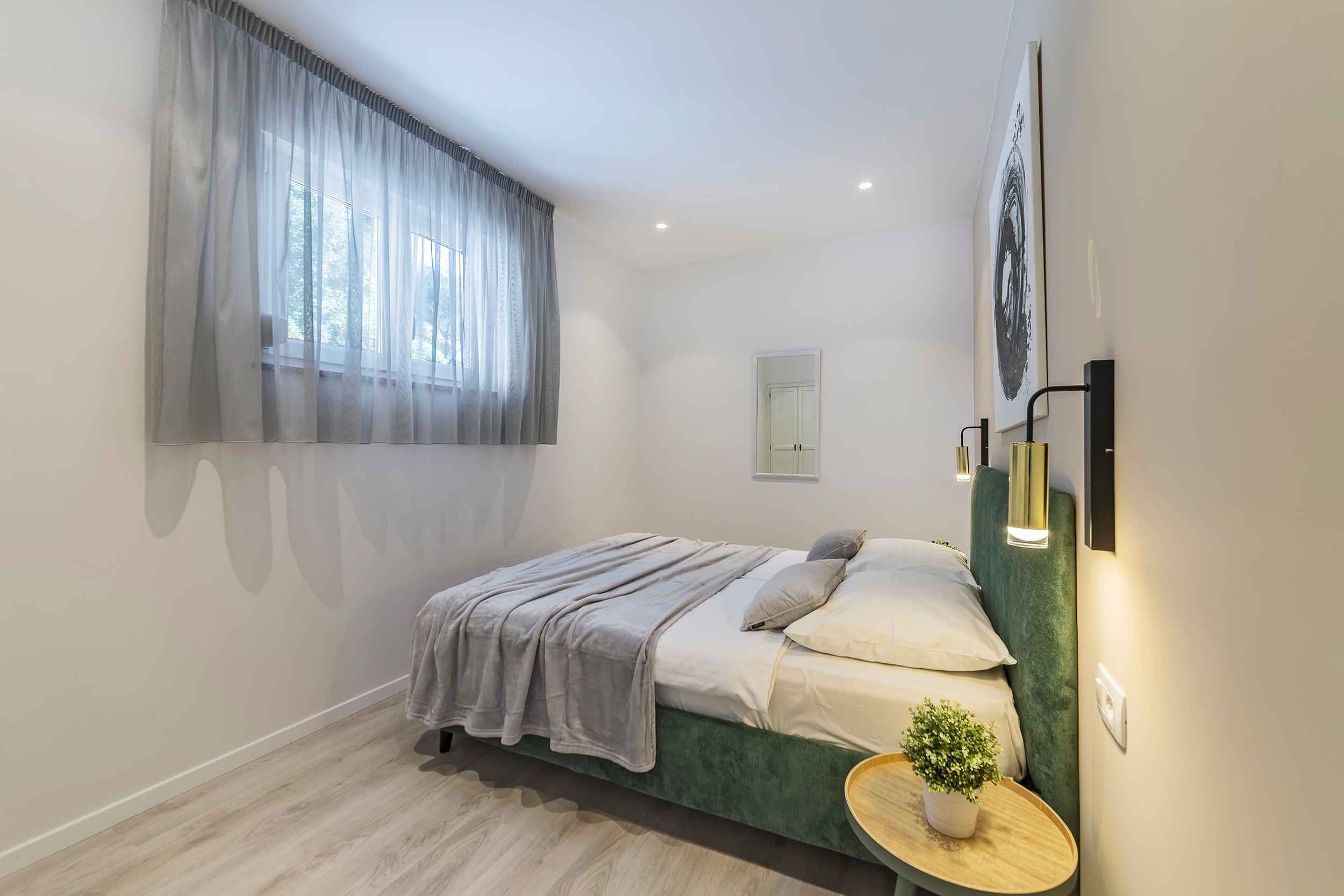One bedroom apartment with terrace and sea view Rabac, Labin  A-c