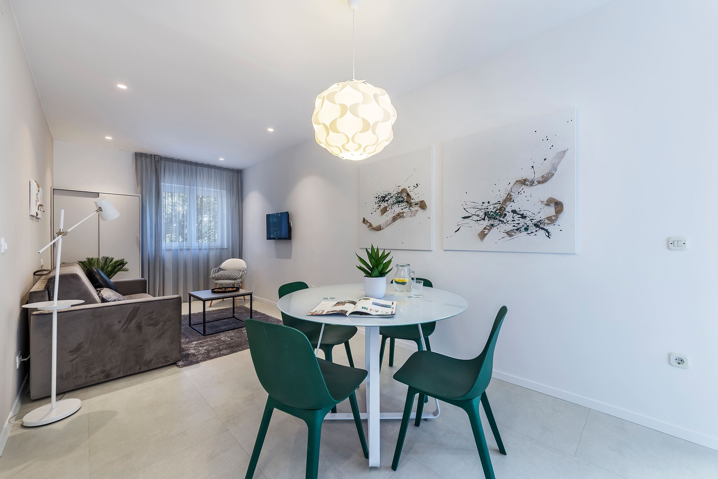 One bedroom apartment with terrace and sea view Rabac, Labin  A-c