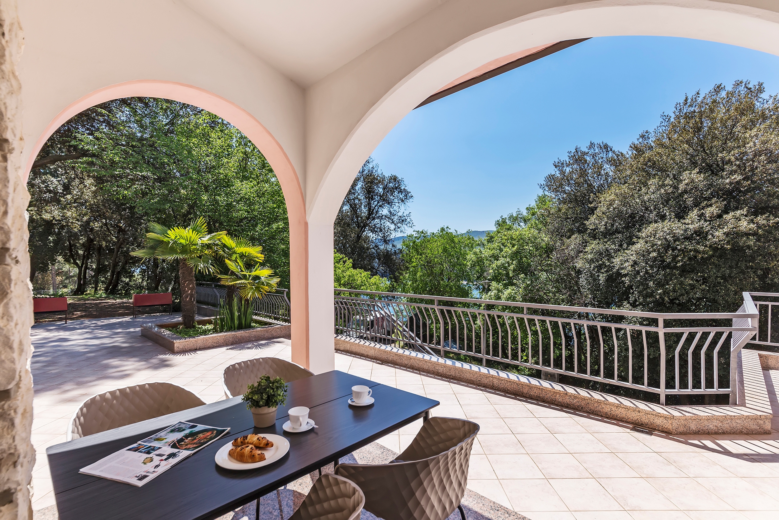 One bedroom apartment with terrace and sea view Rabac, Labin  A-c
