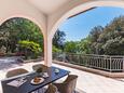 Terrace Rabac, Terrace in the apartment, with a sea view, (pet friendly) and WiFi.