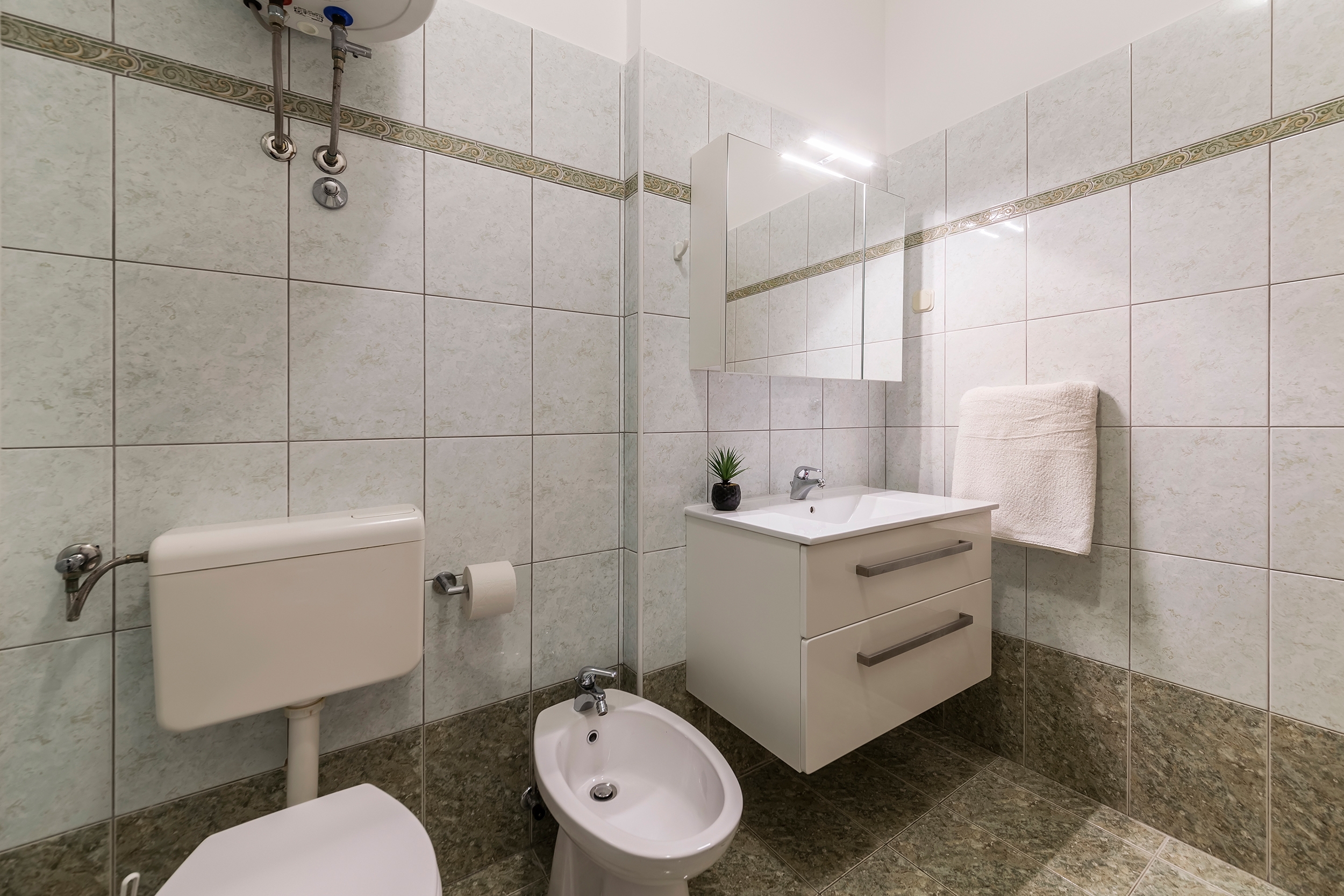 Three bedroom apartment with terrace and sea view Rabac, Labin  A-d