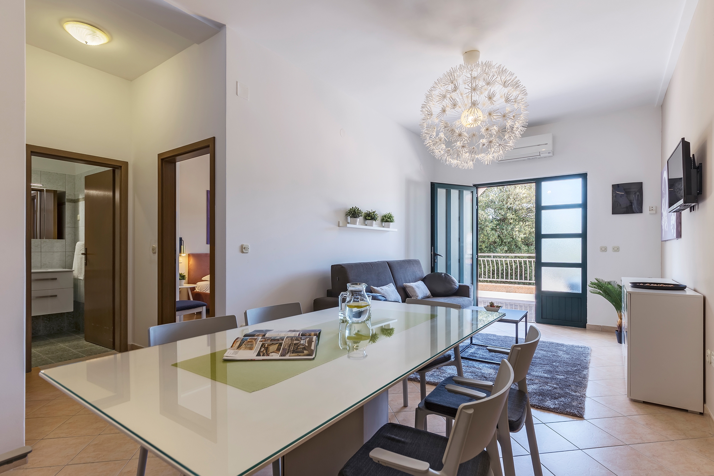 Three bedroom apartment with terrace and sea view Rabac, Labin  A-d
