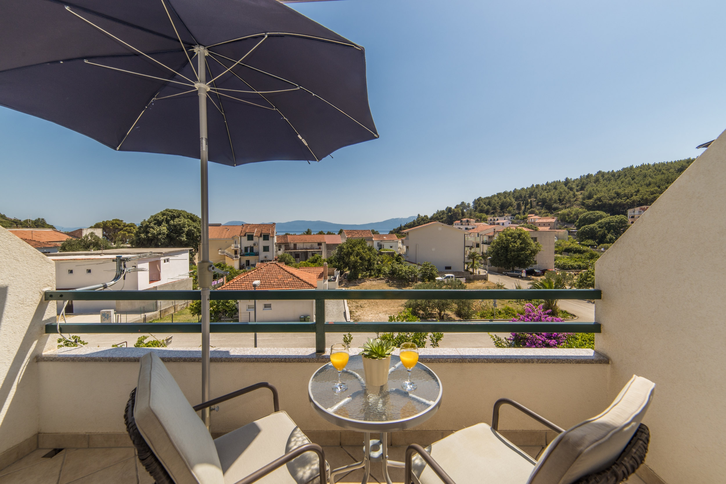 Studio flat with balcony and sea view Drvenik Donja vala, Makarska  AS-a