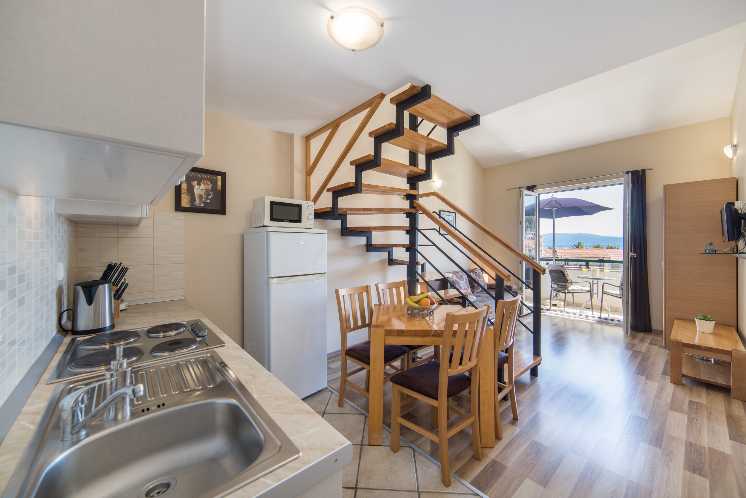 Studio flat with balcony and sea view Drvenik Donja vala, Makarska (AS-9654-b) Studio flat with balcony and sea view Drvenik Donja vala, Makarska (AS-9654-b)