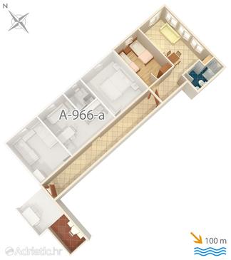 Plan Grebaštica, Plan in the apartment, WIFI.
