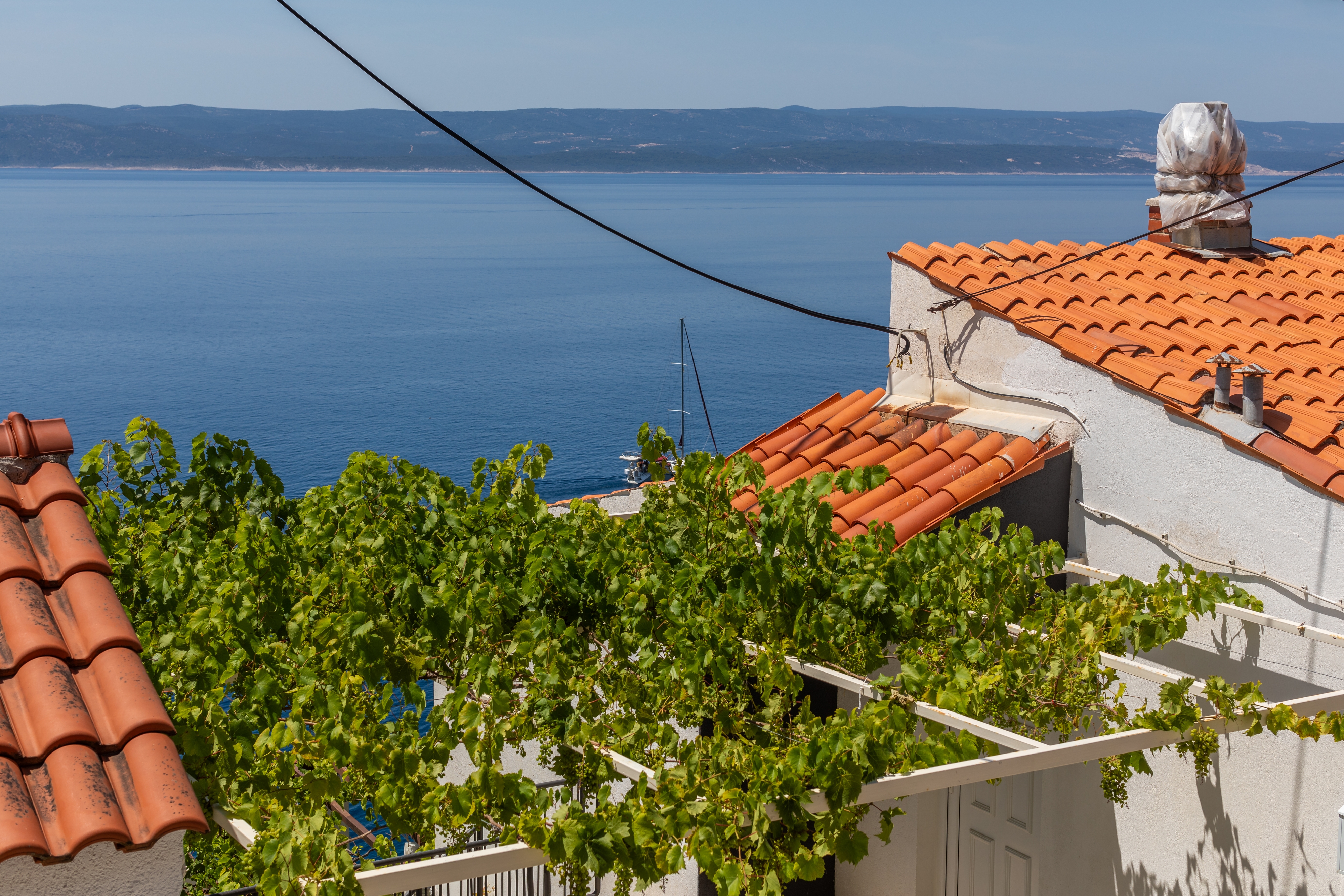 One bedroom apartment with balcony and sea view Pisak, Omiš  A-b