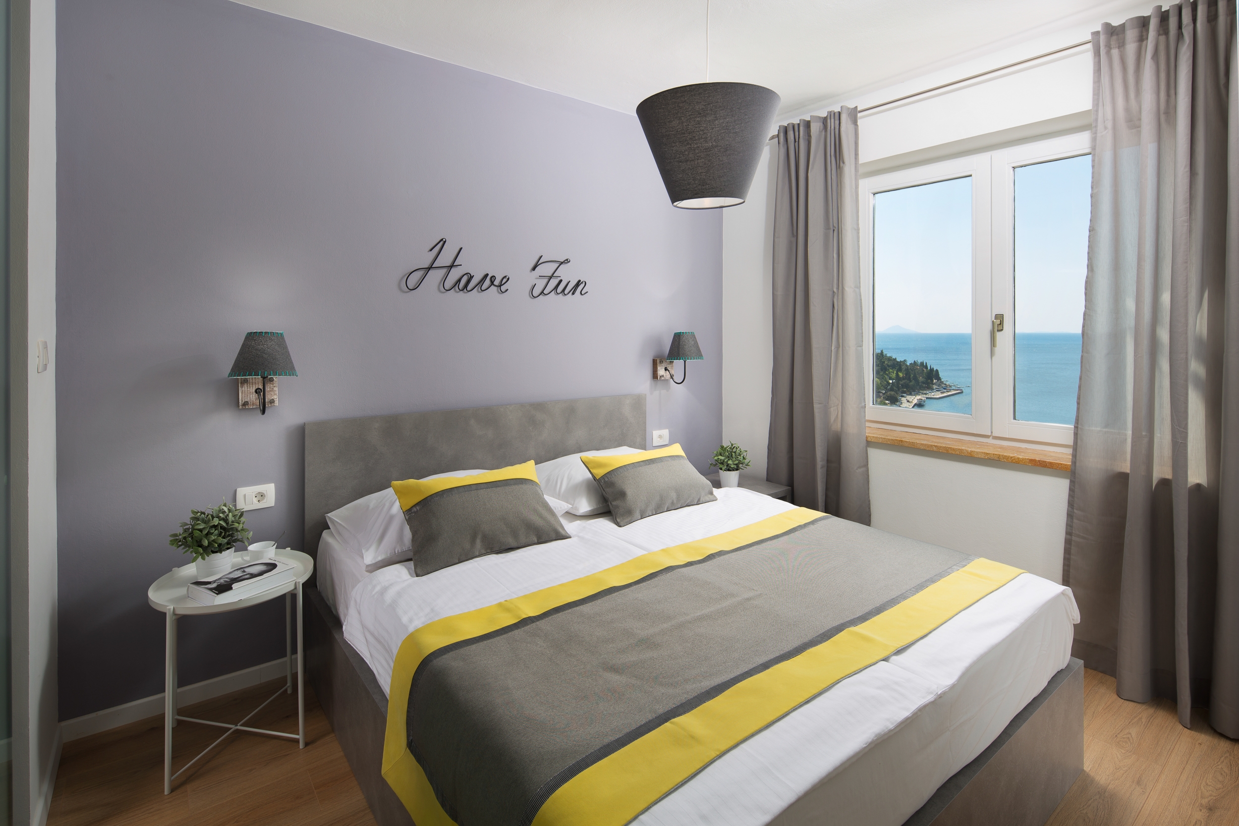 Three bedroom apartment with terrace and sea view Rabac, Labin  A-a
