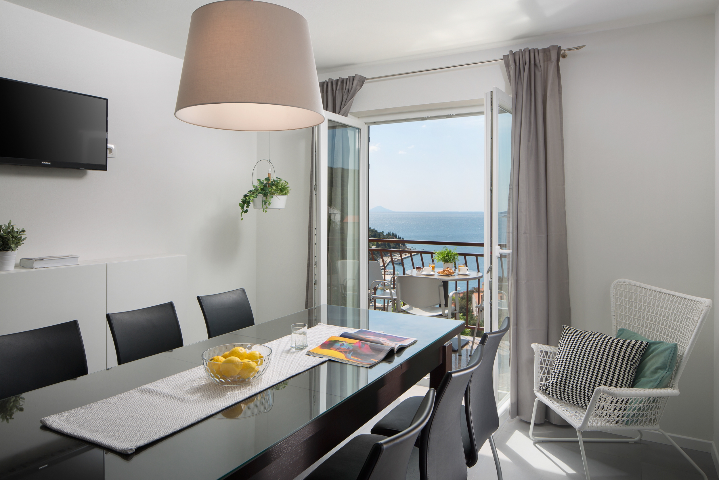 Three bedroom apartment with terrace and sea view Rabac, Labin  A-a