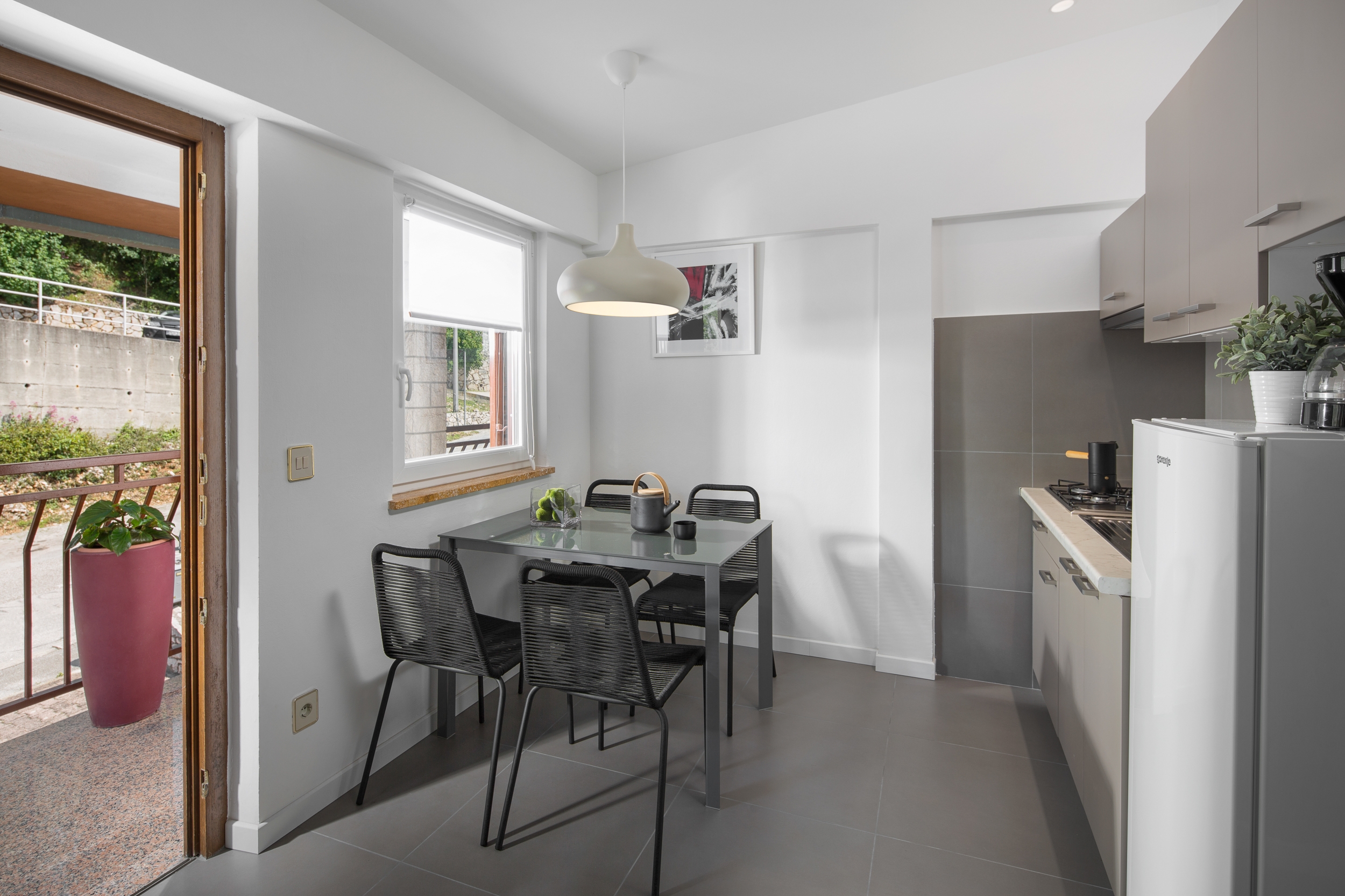 Two bedroom apartment with terrace and sea view Rabac, Labin  A-b