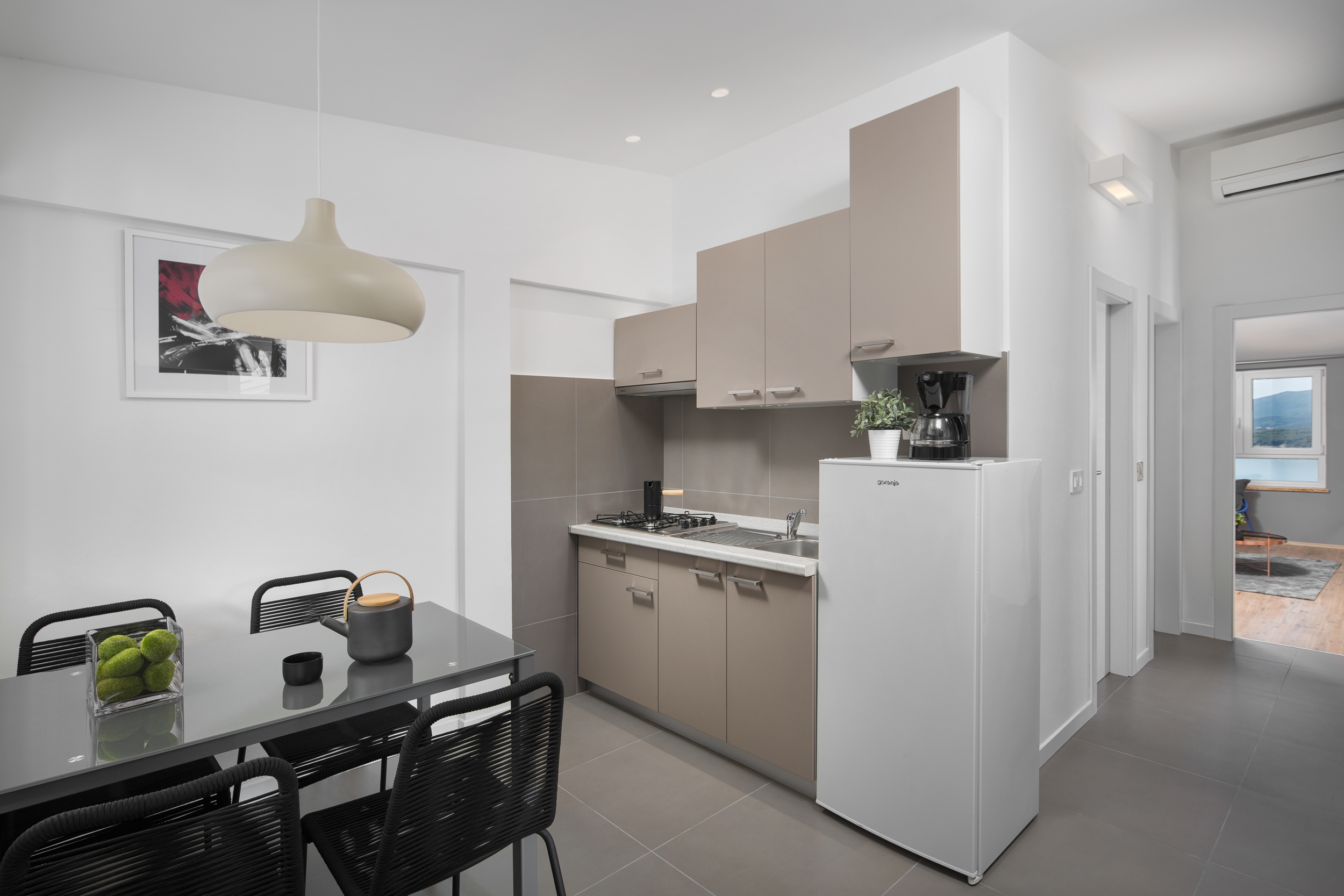 Two bedroom apartment with terrace and sea view Rabac, Labin  A-b