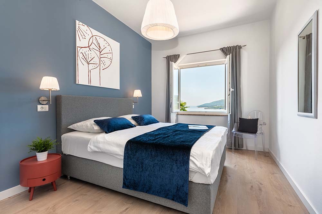 One bedroom apartment with terrace and sea view Rabac, Labin  A-c