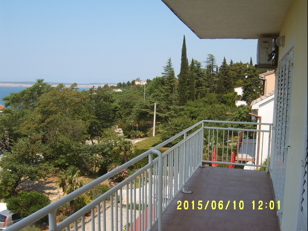 One bedroom apartment with balcony and sea view Dramalj, Crikvenica  A-a