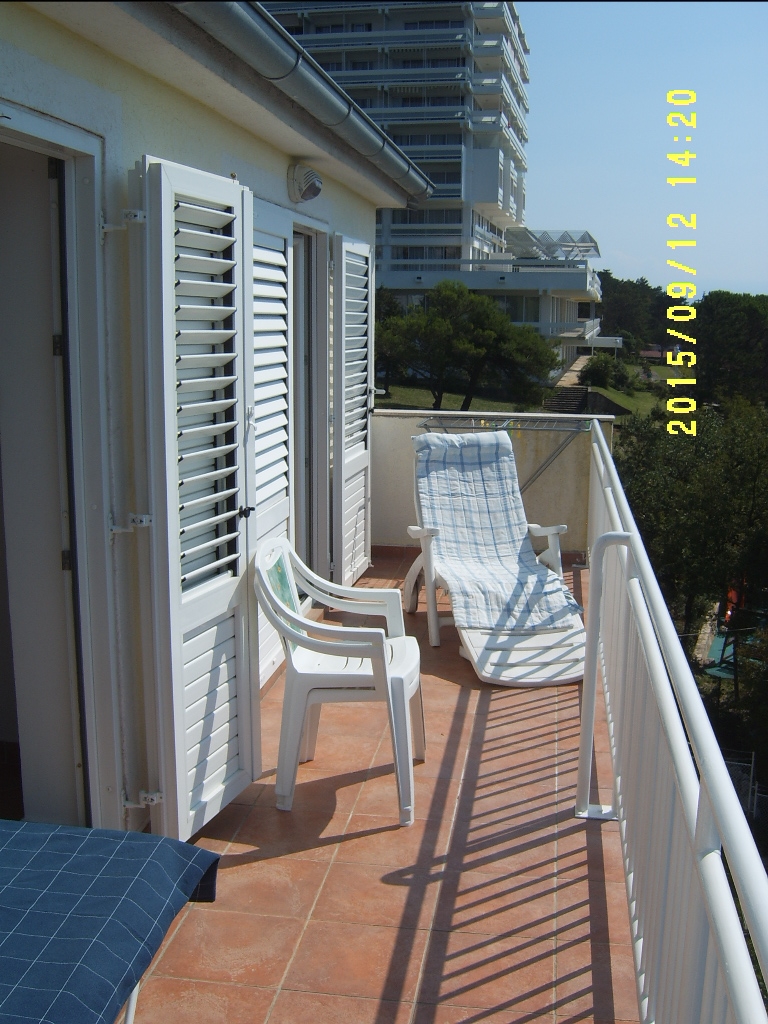 One bedroom apartment with balcony and sea view Dramalj, Crikvenica  A-b