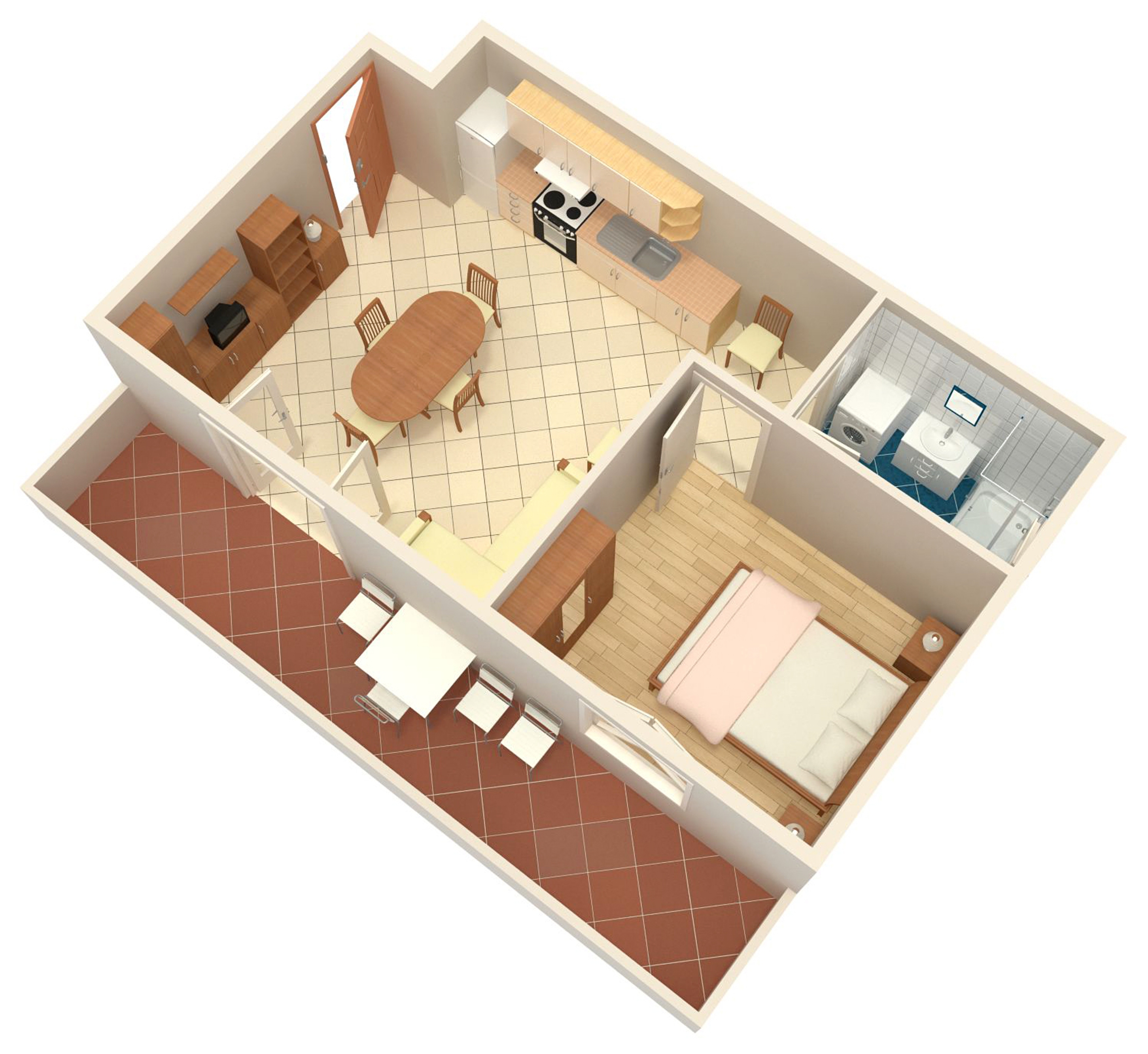 One bedroom apartment near beach Basina, Hvar  A-a