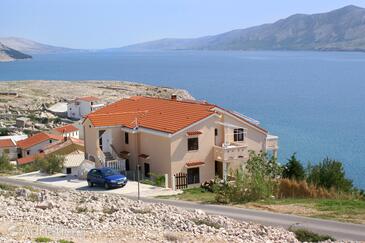 Property Zubovići, Pag, Property 9678 - Apartments near sea with pebble beach.