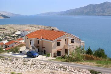 Zubovići, Pag, Property 9678 - Apartments near sea with pebble beach.