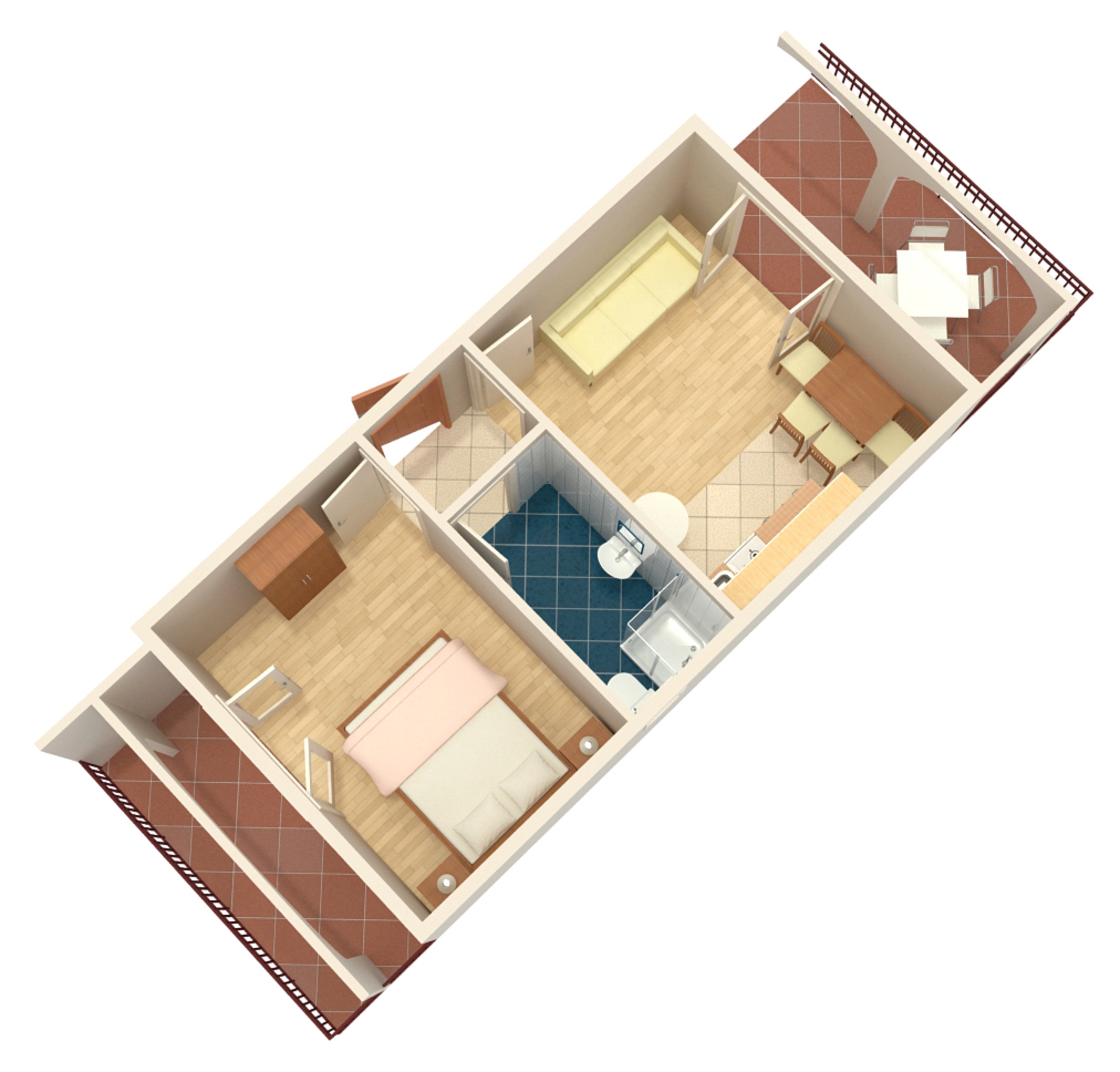 One bedroom apartment near beach Okrug Gornji, Čiovo  A-a