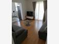 Obývací pokoj Grebaštica, Obývací pokoj v ubytování typu apartment, s klimatizací a WiFi.