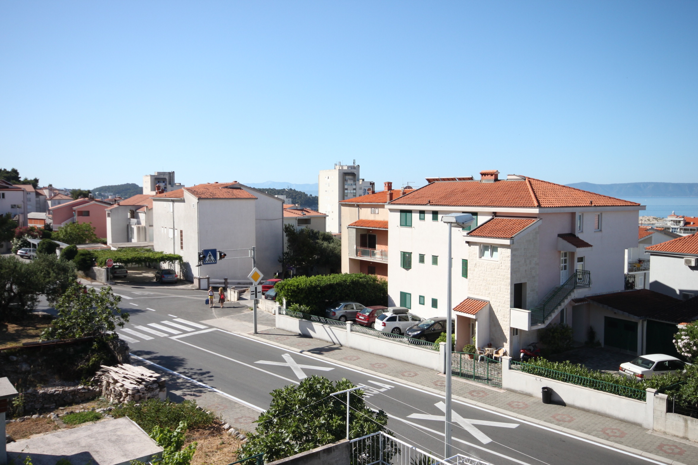 Two bedroom apartment with balcony and sea view Makarska  A-a