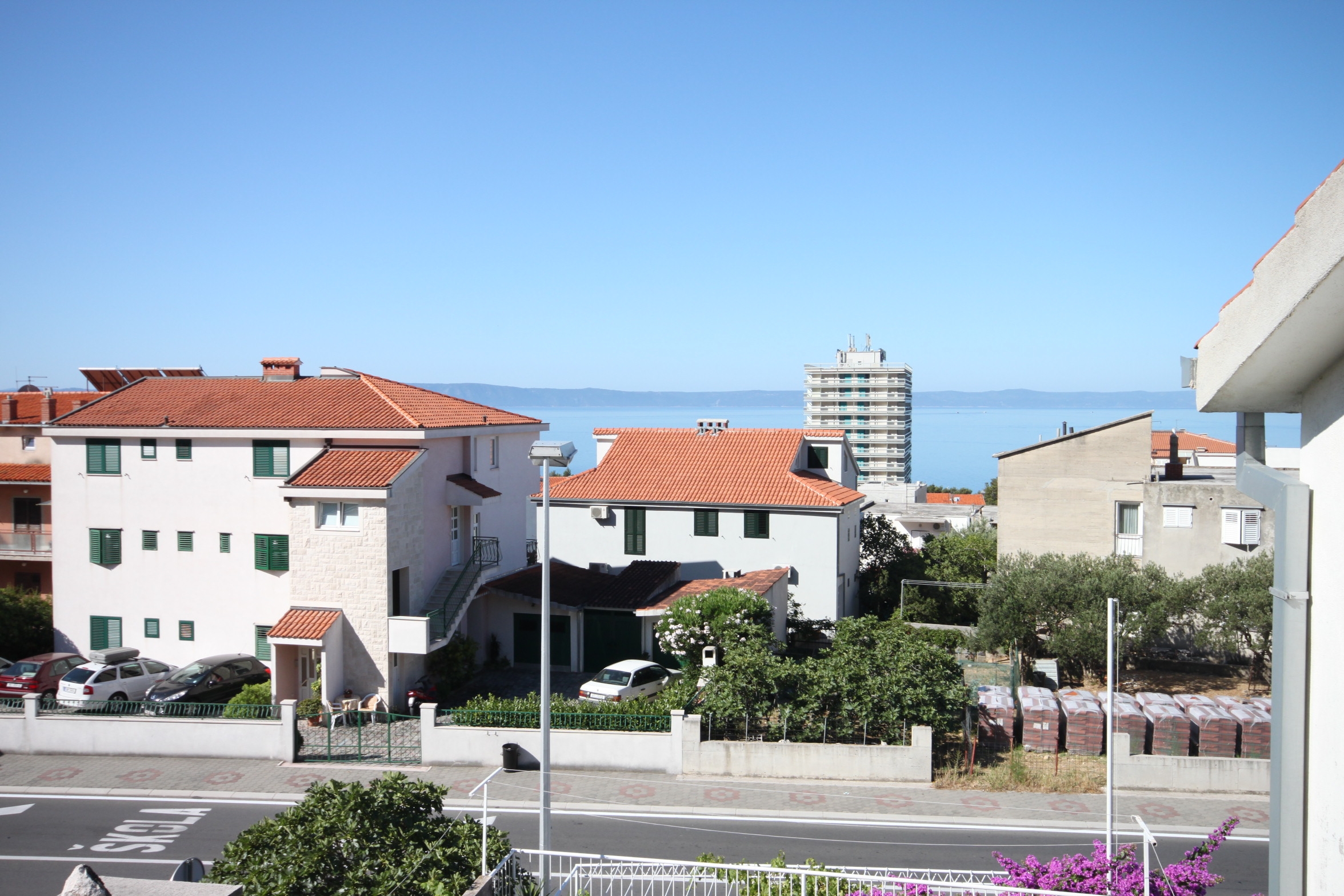 Studio flat with terrace and sea view Makarska  AS-a