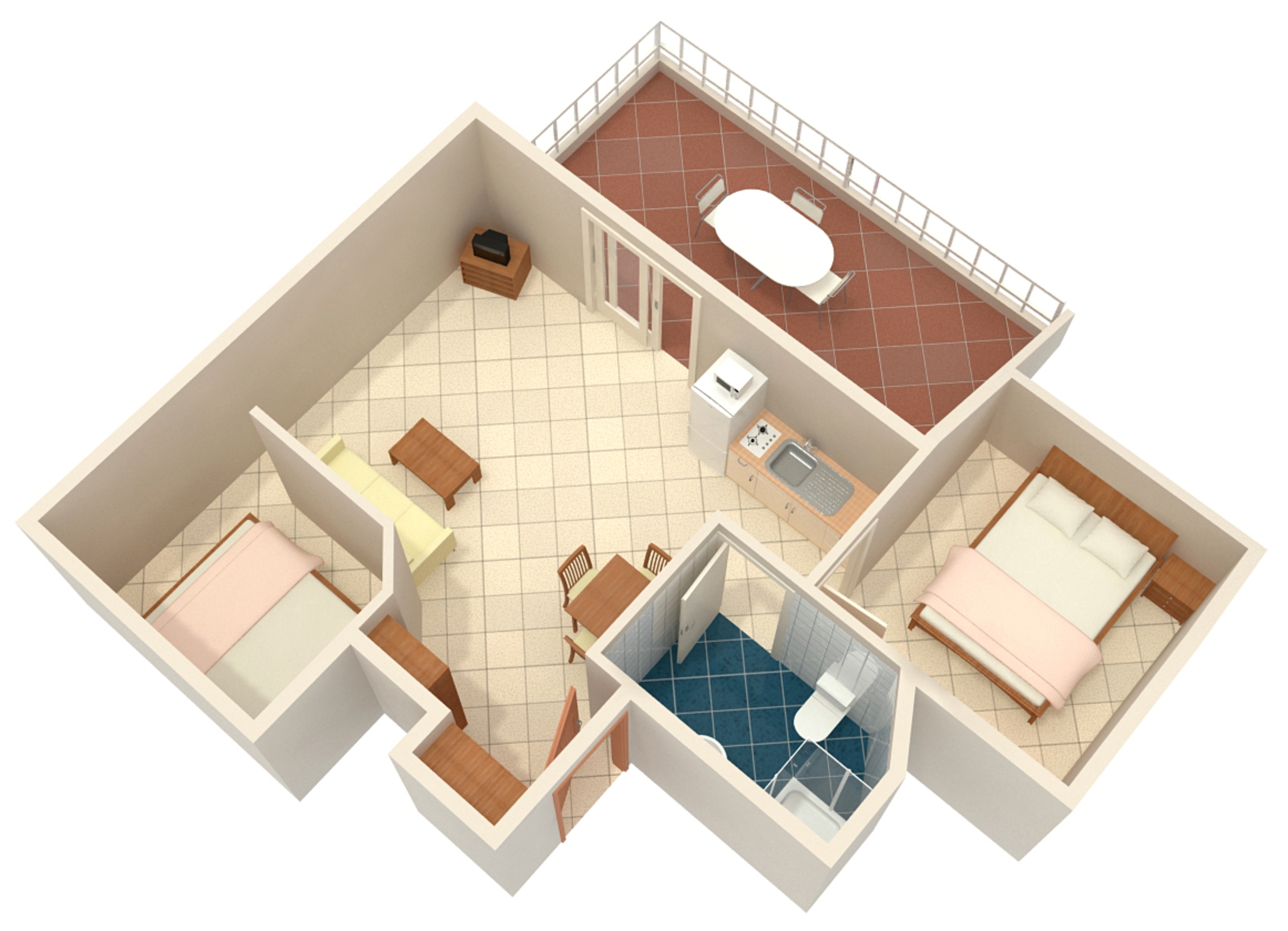 Studio flat with terrace Rovinj  AS-a