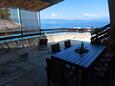 Pobij, Terrasse dans l’hébergement en type apartment, avec la vue sur la mer et WiFi.