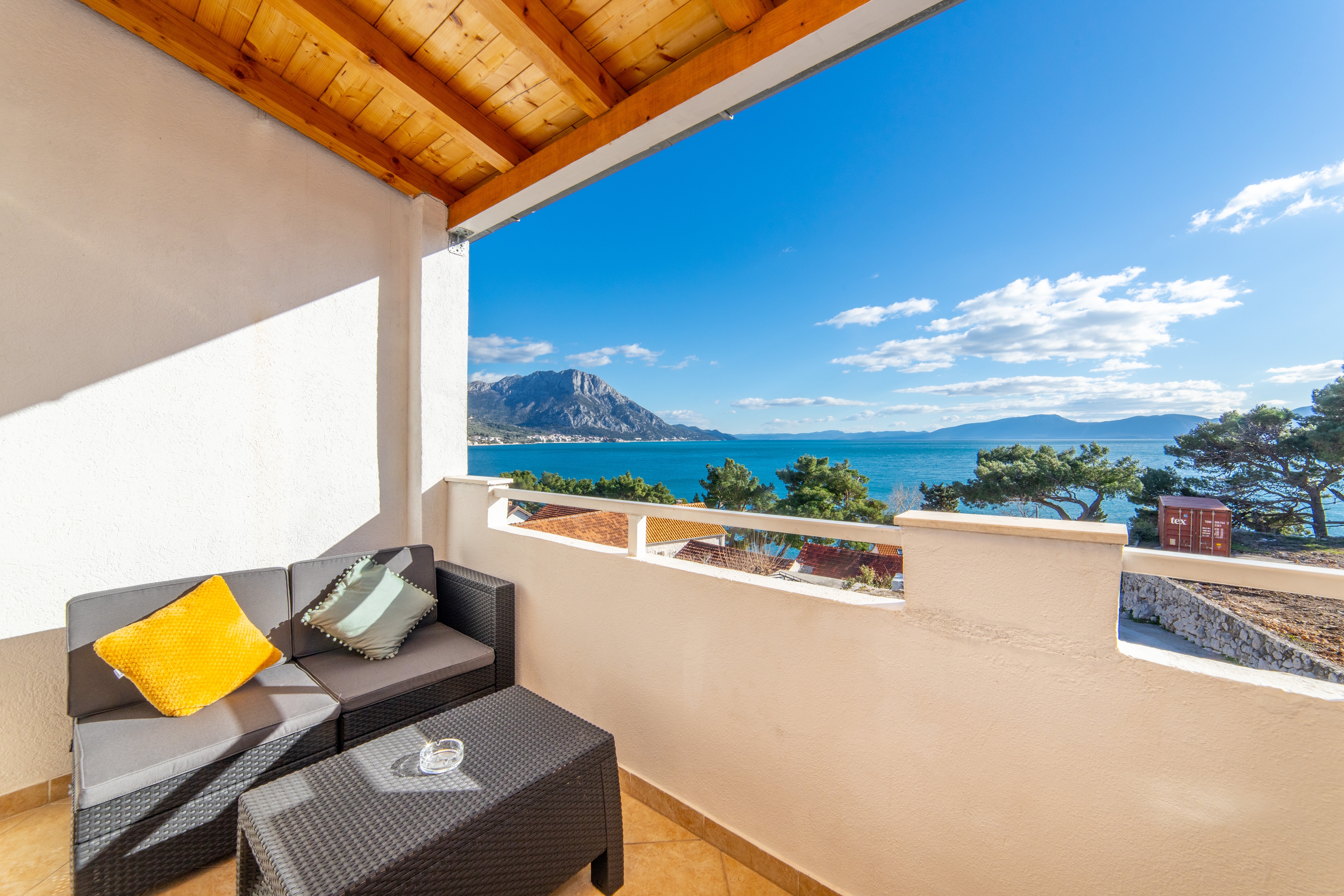 Studio flat with terrace and sea view Podaca, Makarska  AS-a