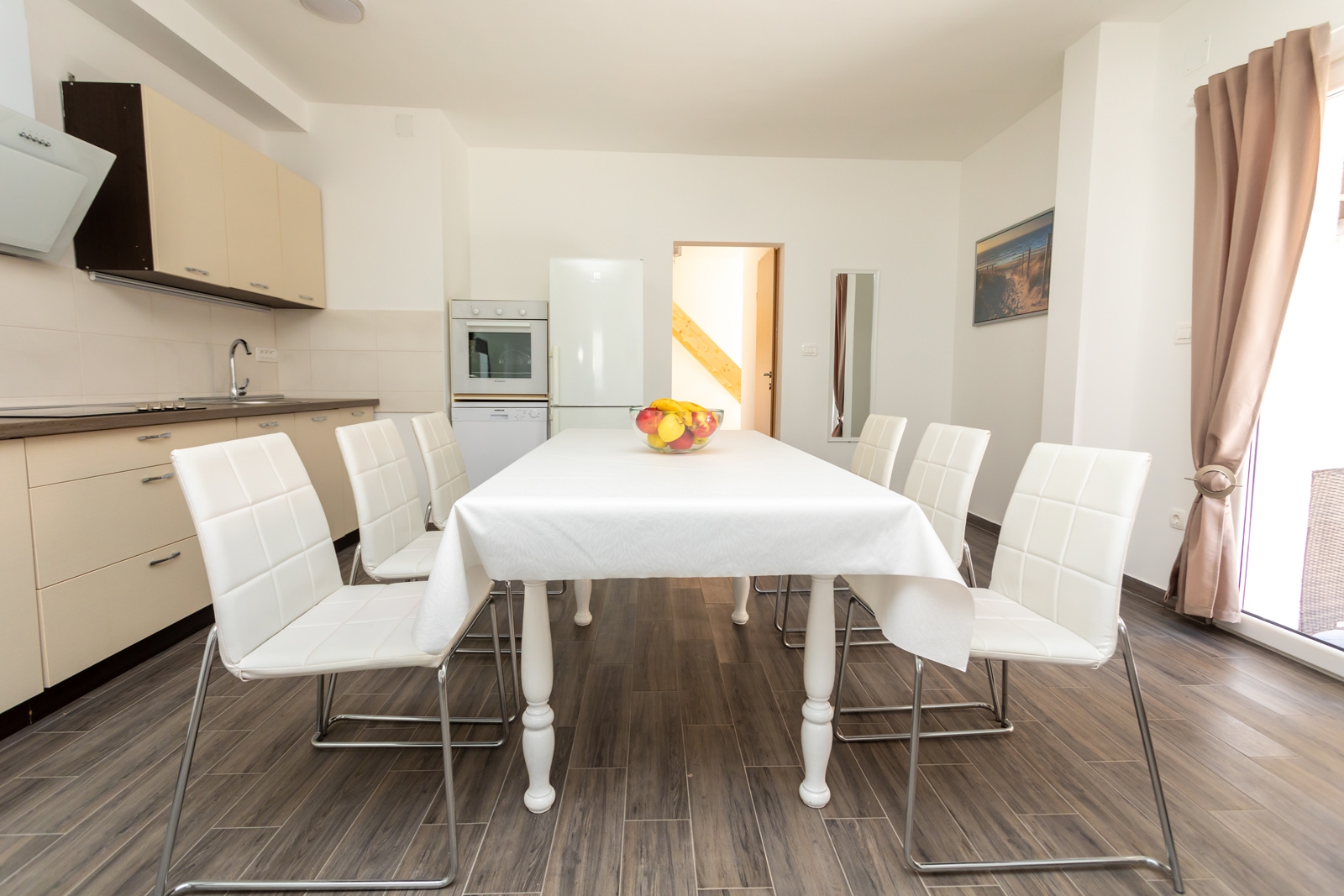 Three bedroom apartment with terrace and sea view Soline, Krk  A-a