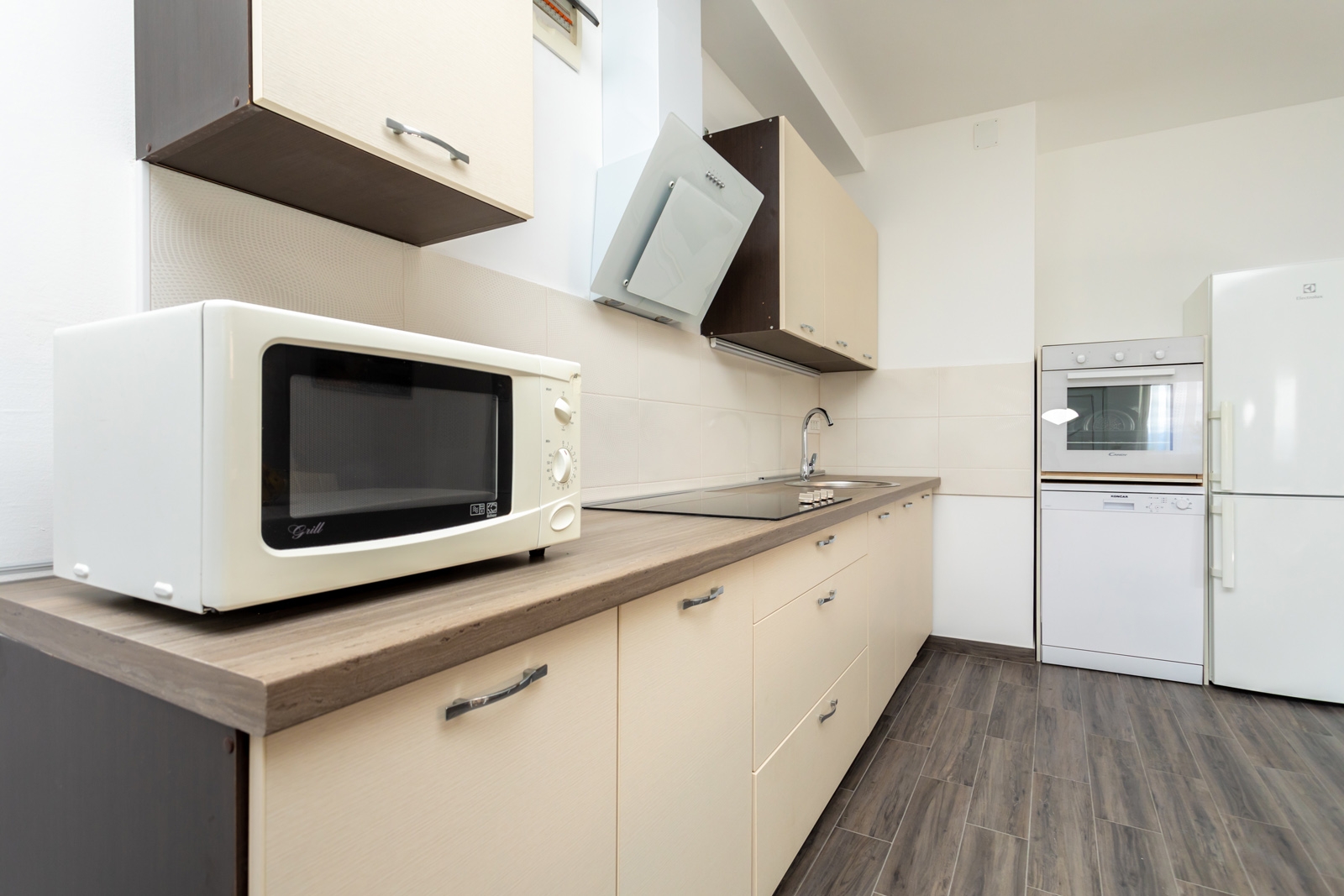 Three bedroom apartment with terrace and sea view Soline, Krk  A-a