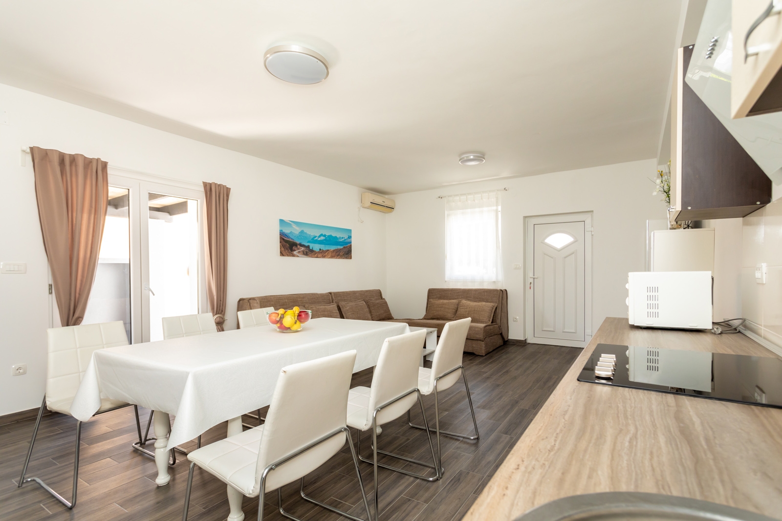 Three bedroom apartment with terrace and sea view Soline, Krk  A-a