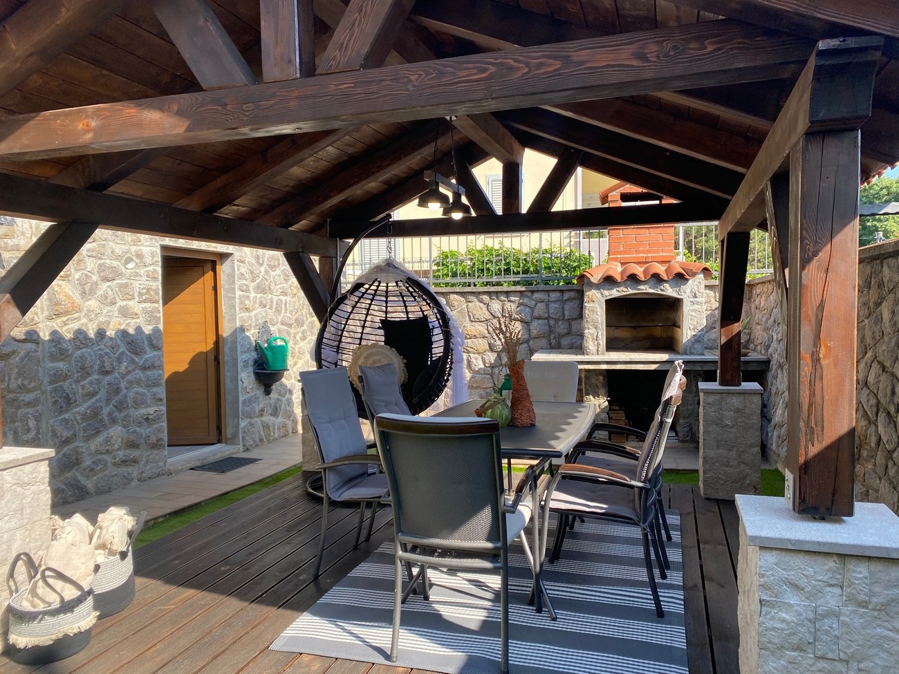 Two bedroom house with terrace Lovran, Opatija (K-9716)