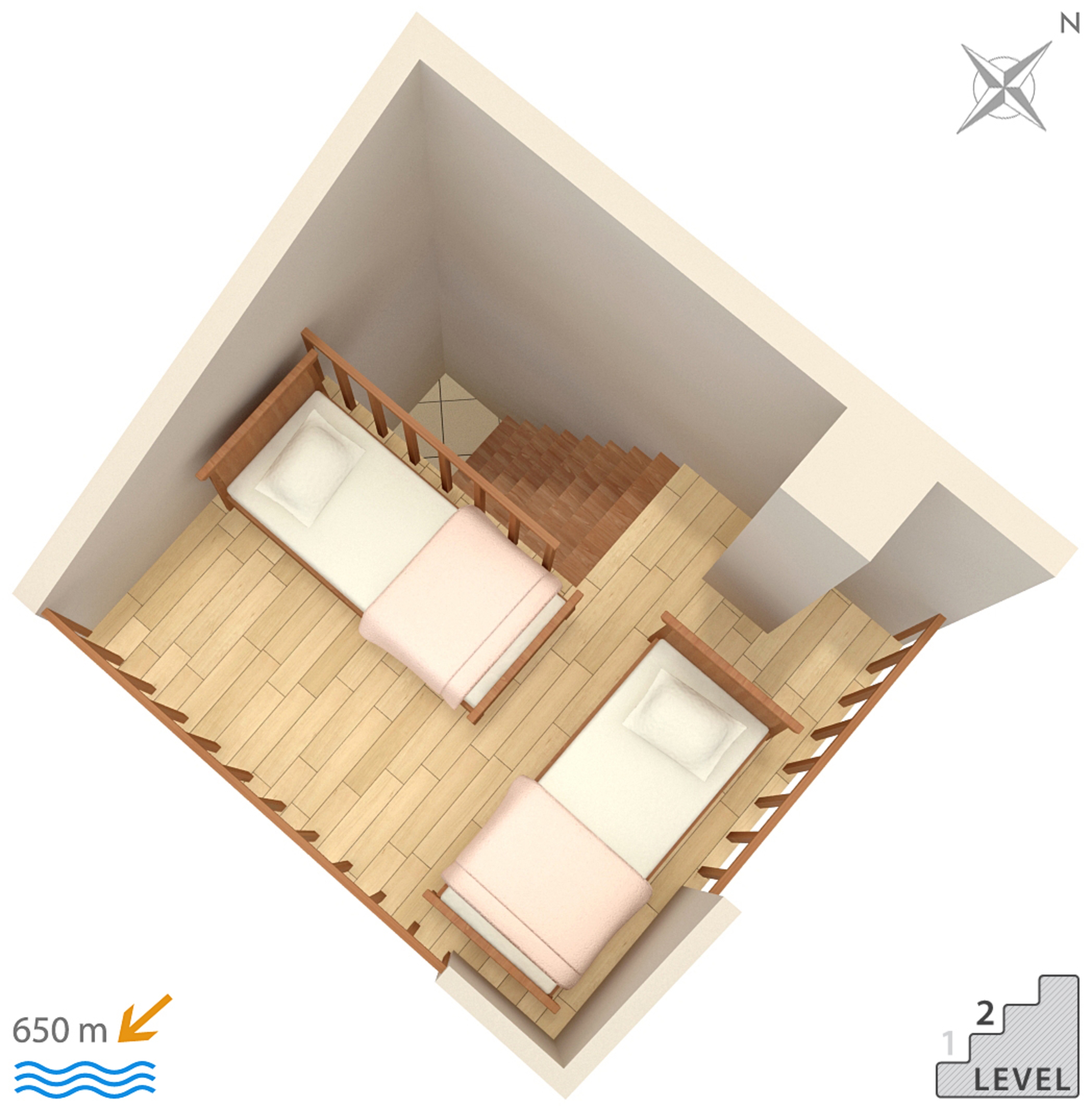 Two bedroom apartment with terrace and sea view Krk  A-a