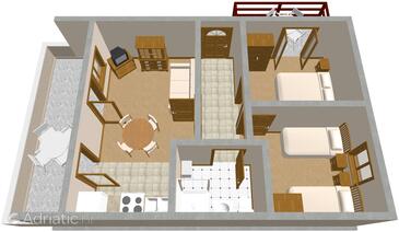 Plan Slatine, Plan in the apartment, WIFI.