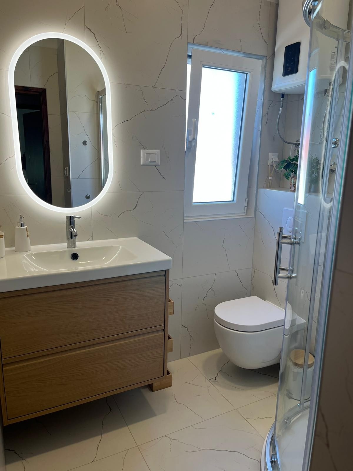 Two bedroom apartment with terrace and sea view Seget Vranjica, Trogir  A-a