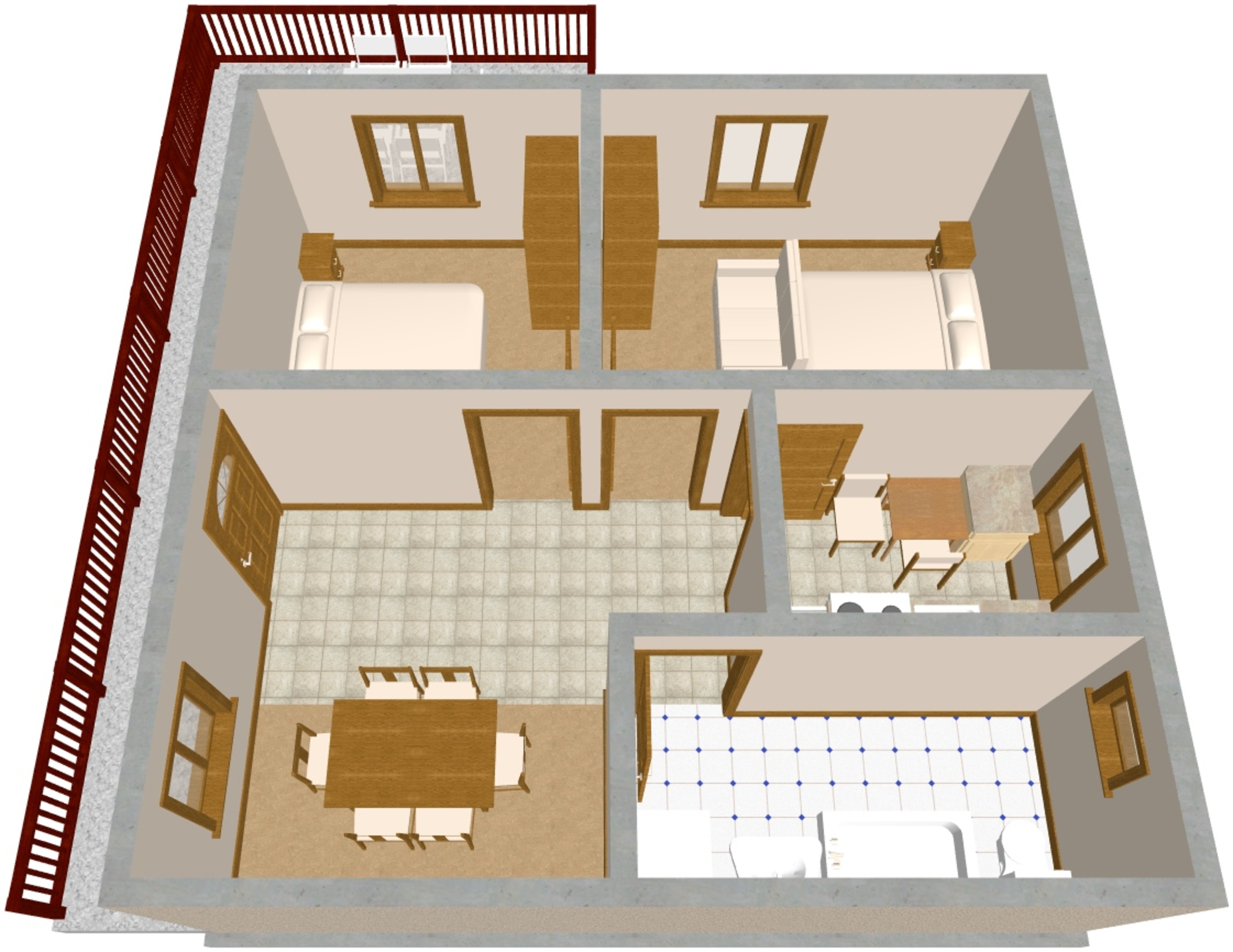 Two bedroom apartment near beach Seget Vranjica, Trogir  A-a