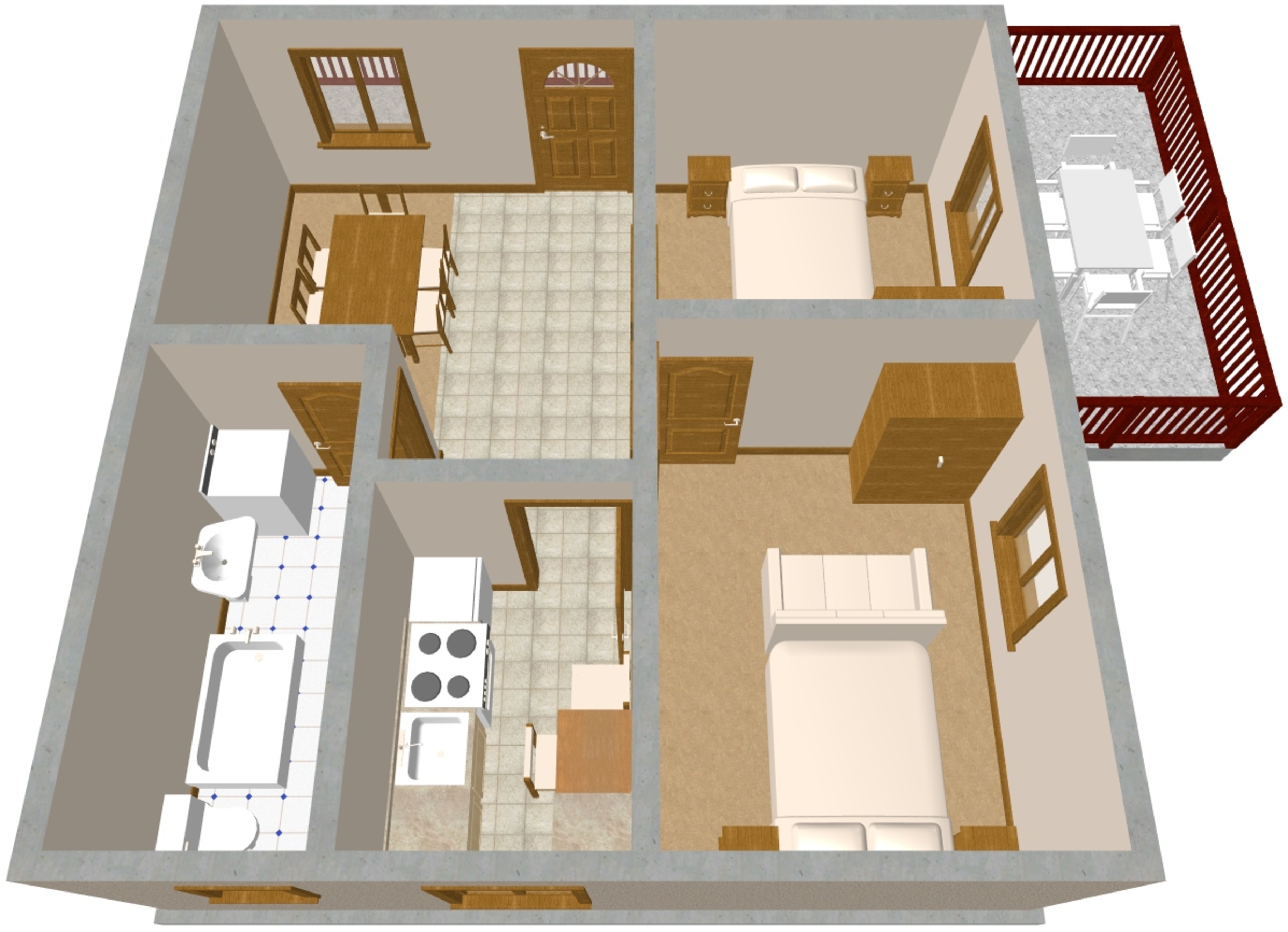 Two bedroom apartment near beach Seget Vranjica, Trogir  A-a