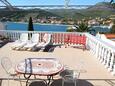 Terrace 1 Seget Vranjica, Terrace 1 in the apartment, with a sea view and WiFi.