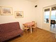 Lučica, Dining room in the apartment, air condition available and WiFi.