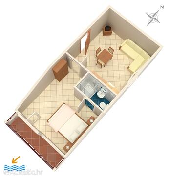 Plan Pasadur, Plan in the apartment, dopusteni kucni ljubimci i WIFI.